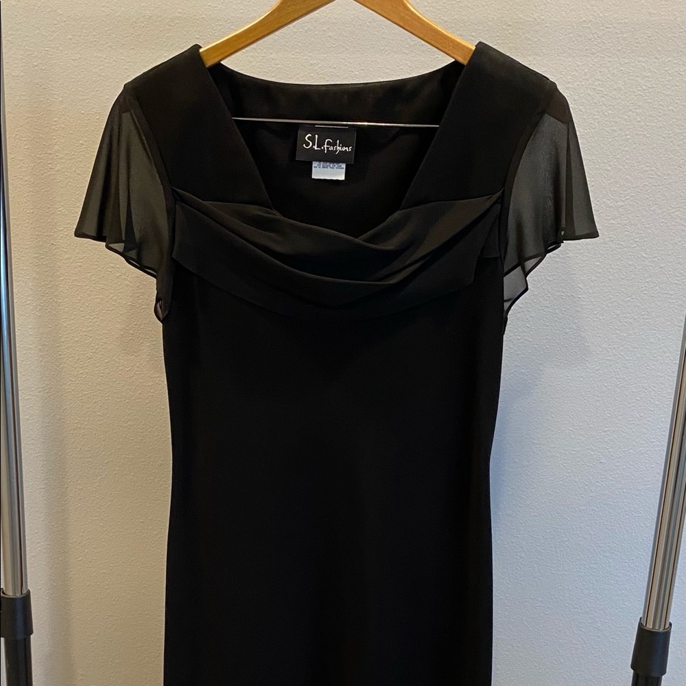 Black cocktail dress